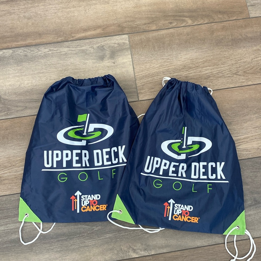 2 Drawstring Athletic Bags